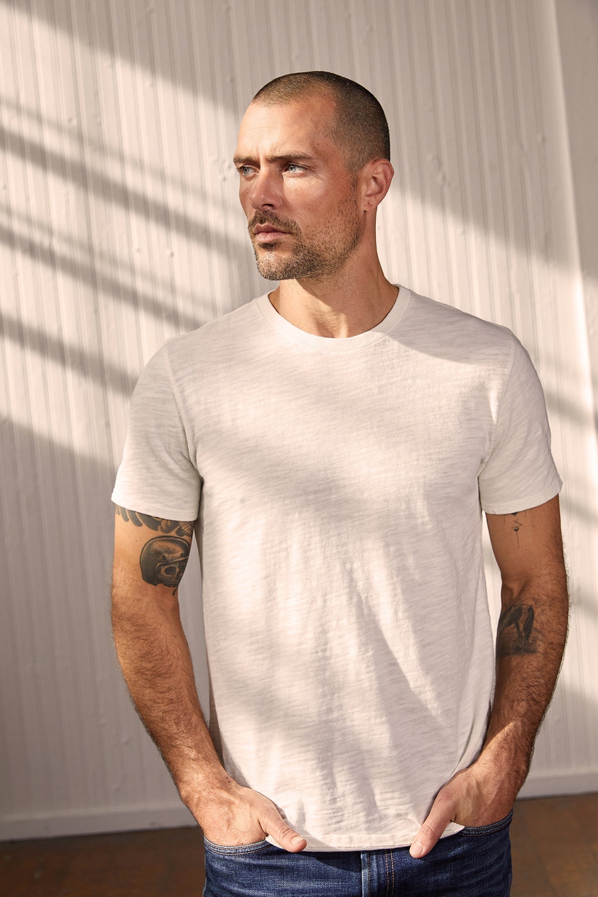 ANTON CREW NECK TEE - Velvet Staging 2.0-26916047323332