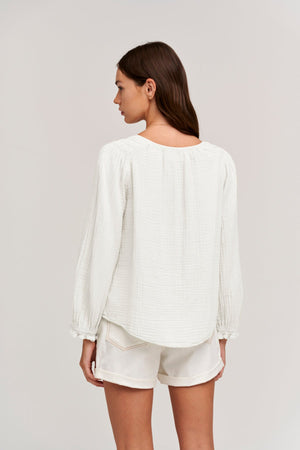 ANTONIA COTTON GAUZE BLOUSE - Velvet Staging 2.0