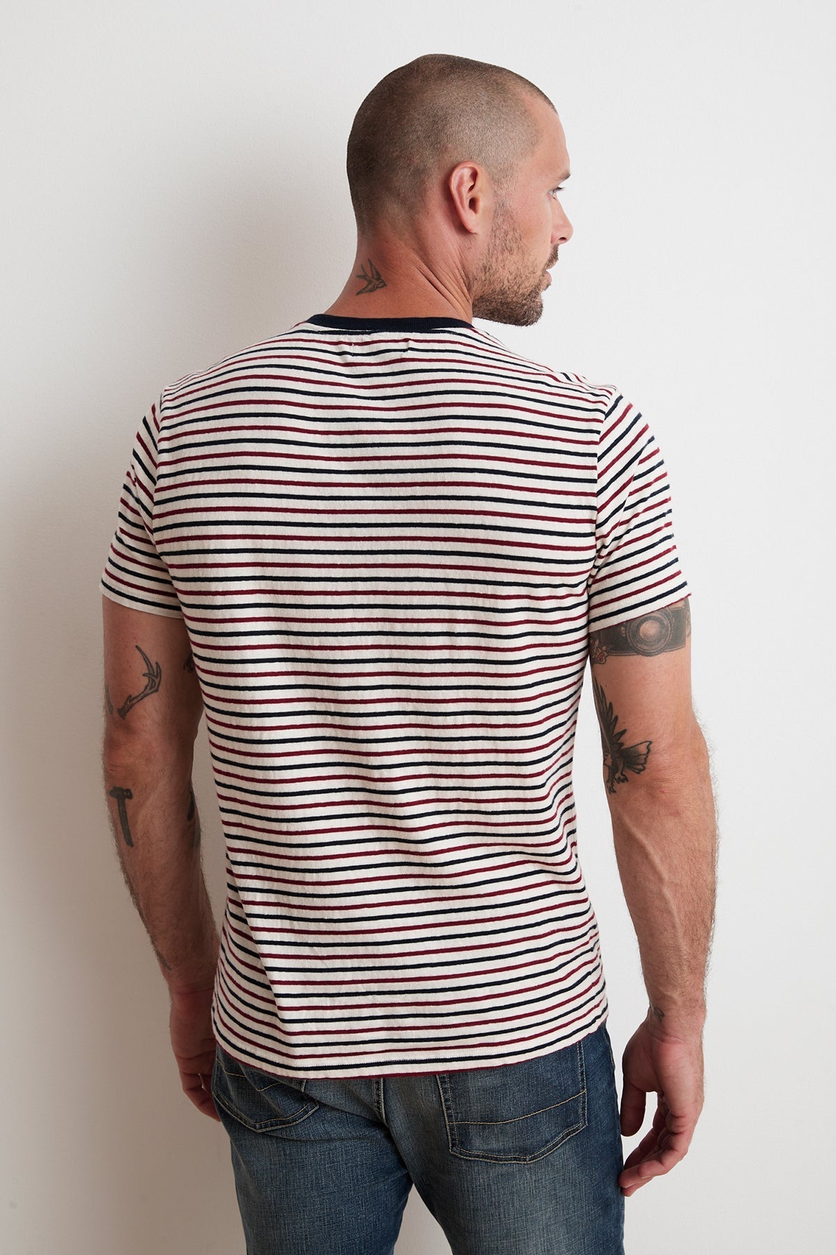 ARCHIE STRIPED POCKET TEE - Velvet Staging 2.0-26916046569668