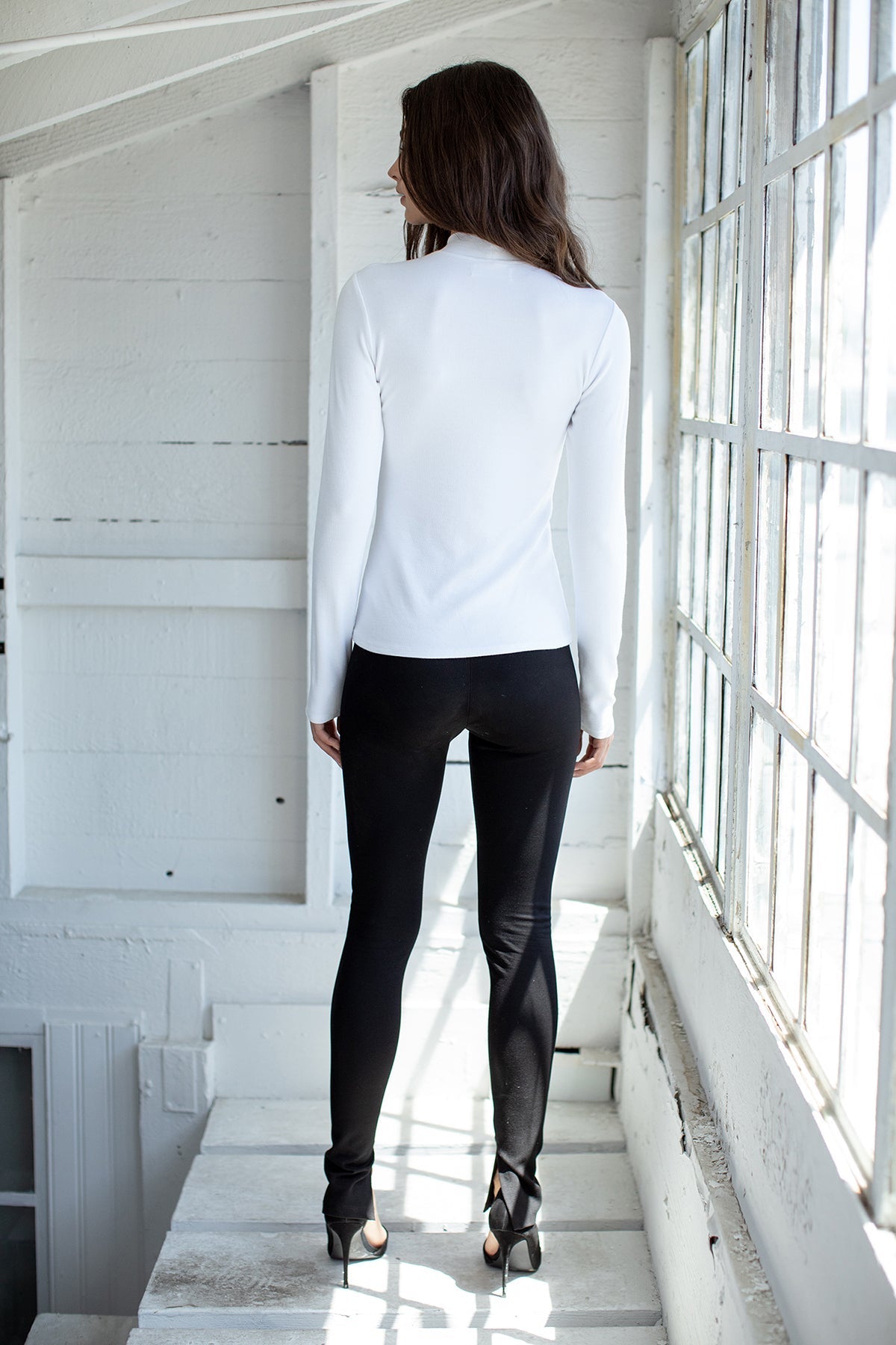 ARIELLA MOCK NECK TOP - Velvet Staging 2.0-26916046864580