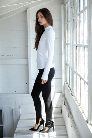 ARIELLA MOCK NECK TOP - Velvet Staging 2.0