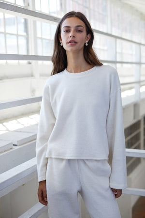 ARISSA CROPPED SWEATSHIRT - Velvet Staging 2.0