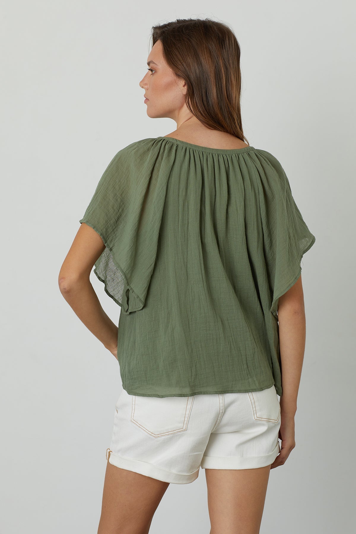 ASHLYN COTTON GAUZE BLOUSE - Velvet Staging 2.0