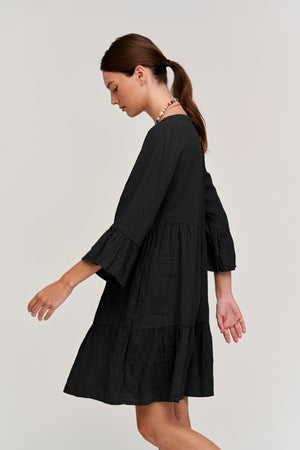 AURORA LINEN TIERED DRESS - Velvet Staging 2.0
