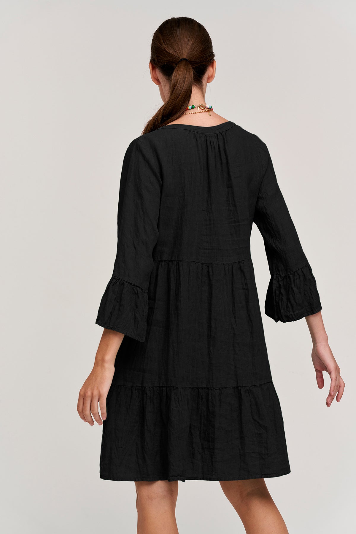 AURORA LINEN TIERED DRESS - Velvet Staging 2.0-26916074520772