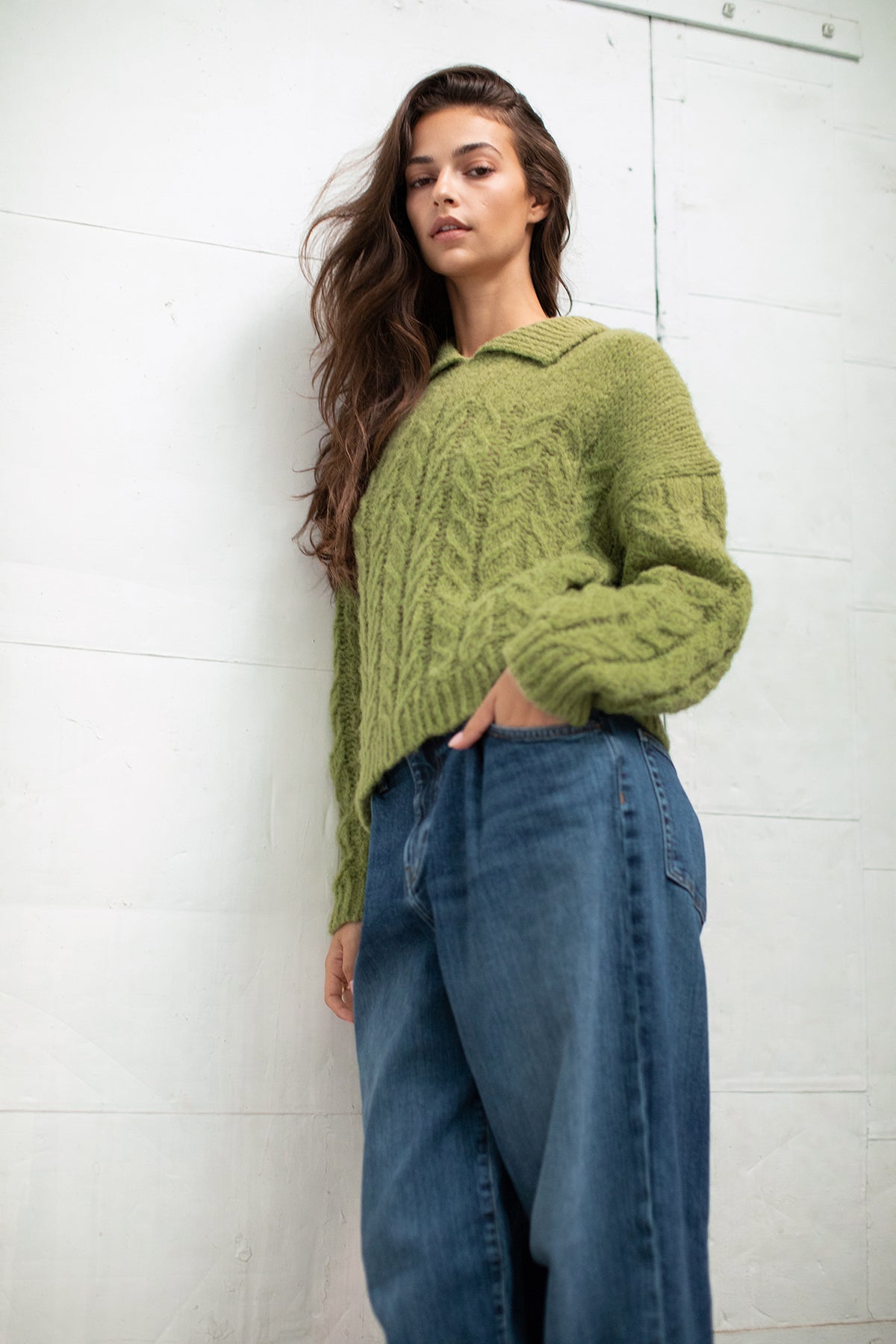 AVA COLLARED SWEATER - Velvet Staging 2.0