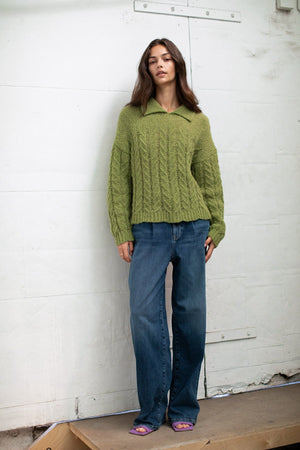 AVA COLLARED SWEATER - Velvet Staging 2.0