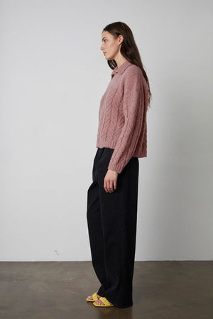 AVA COLLARED SWEATER - Velvet Staging 2.0