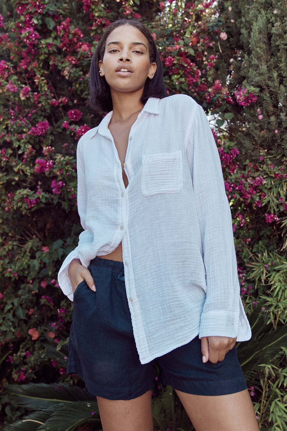BAILEY COTTON GAUZE SHIRT - Velvet Staging 2.0