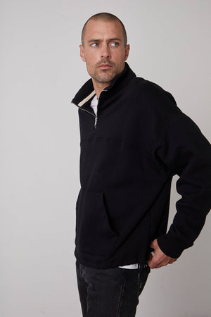 BALDWIN QUARTER-ZIP SWEATSHIRT - Velvet Staging 2.0
