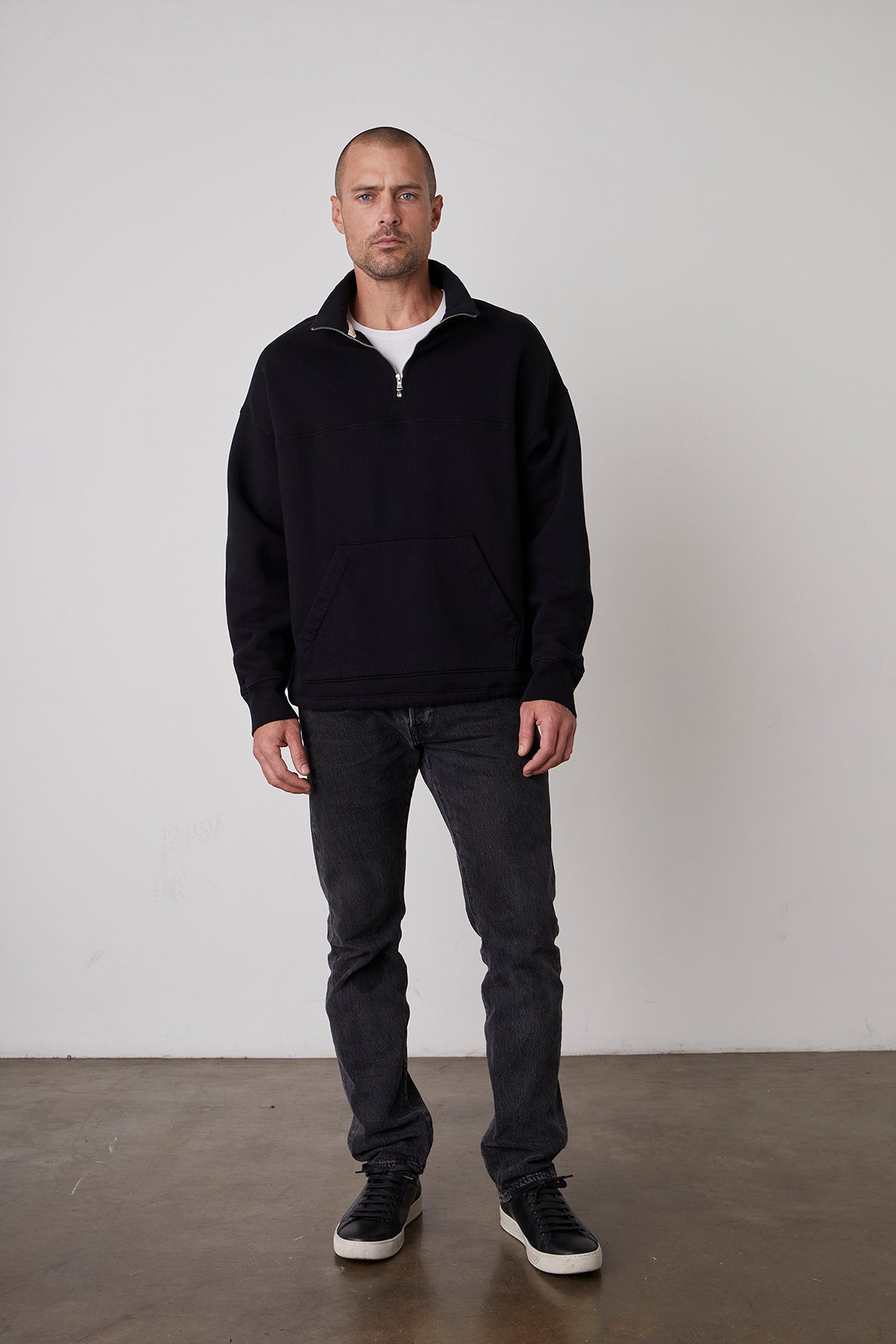 BALDWIN QUARTER-ZIP SWEATSHIRT - Velvet Staging 2.0-26916069507268