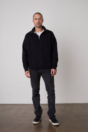 BALDWIN QUARTER-ZIP SWEATSHIRT - Velvet Staging 2.0