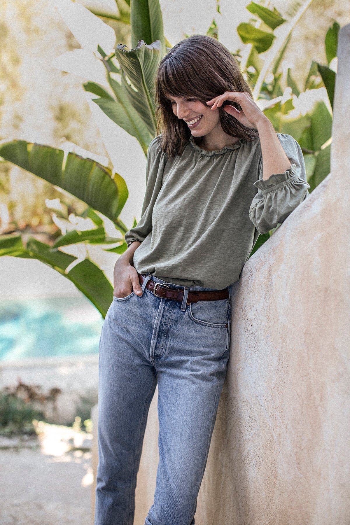 BARBARA 3/4 SLEEVE TEE - Velvet Staging 2.0