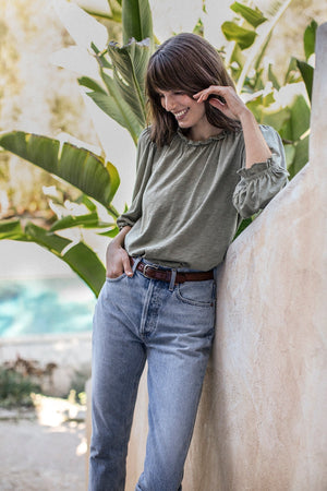 BARBARA 3/4 SLEEVE TEE - Velvet Staging 2.0