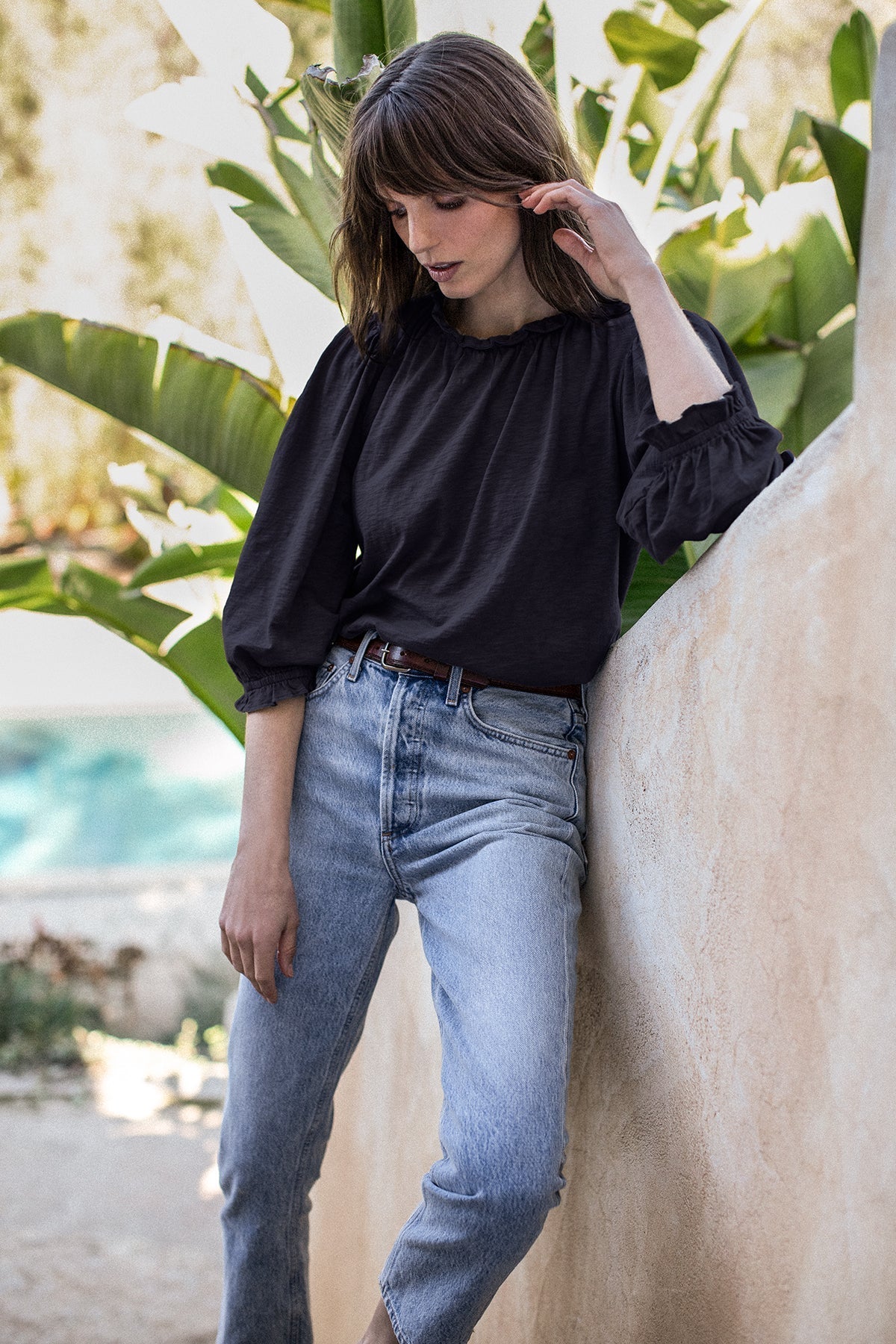 BARBARA 3/4 SLEEVE TEE - Velvet Staging 2.0
