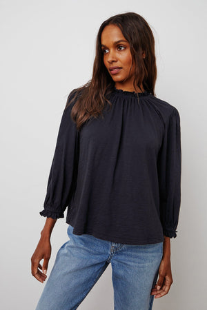 BARBARA 3/4 SLEEVE TEE - Velvet Staging 2.0
