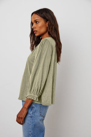 BARBARA 3/4 SLEEVE TEE - Velvet Staging 2.0