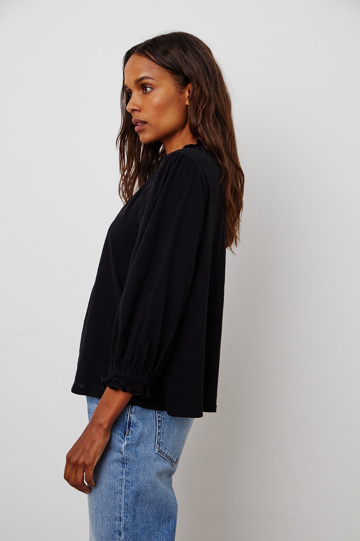 BARBARA 3/4 SLEEVE TOP - Velvet Staging 2.0-26916075995332