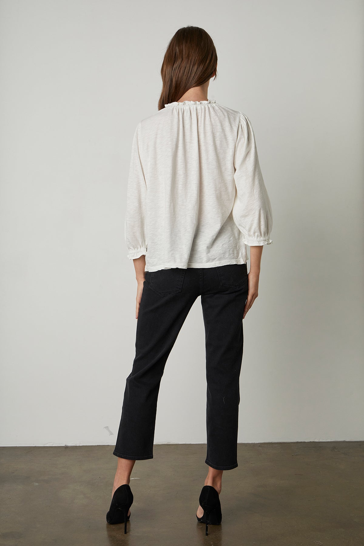 BARBARA 3/4 SLEEVE TOP - Velvet Staging 2.0-26916075733188