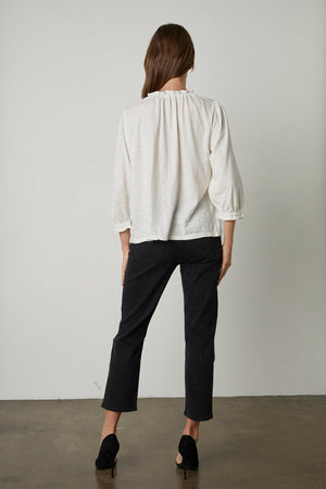 BARBARA 3/4 SLEEVE TOP - Velvet Staging 2.0
