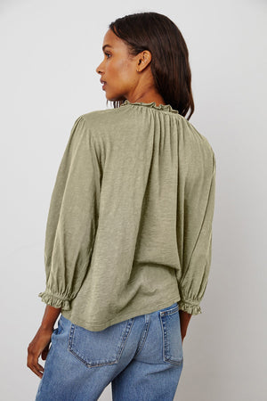 BARBARA 3/4 SLEEVE TOP - Velvet Staging 2.0