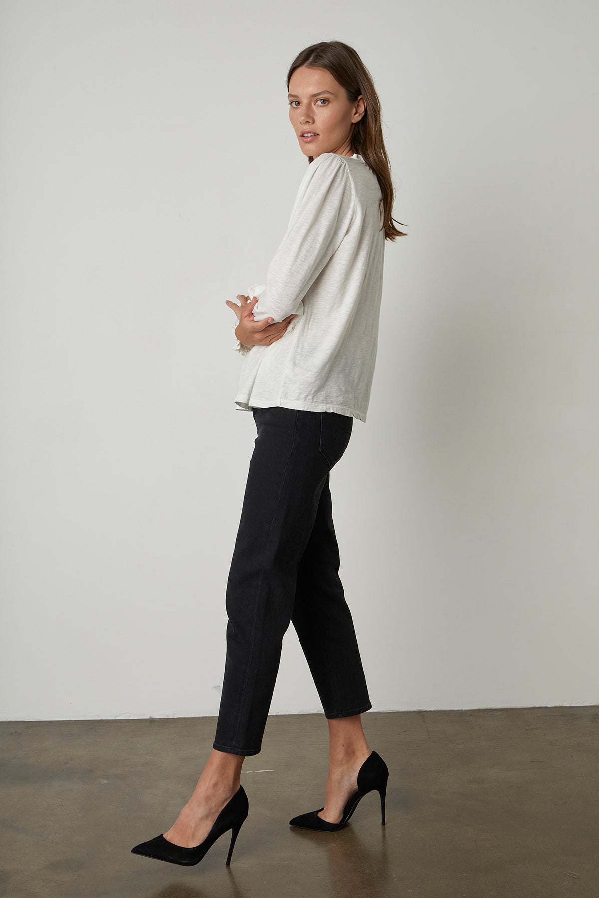 BARBARA 3/4 SLEEVE TOP - Velvet Staging 2.0-26916075700420