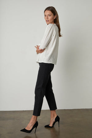 BARBARA 3/4 SLEEVE TOP - Velvet Staging 2.0