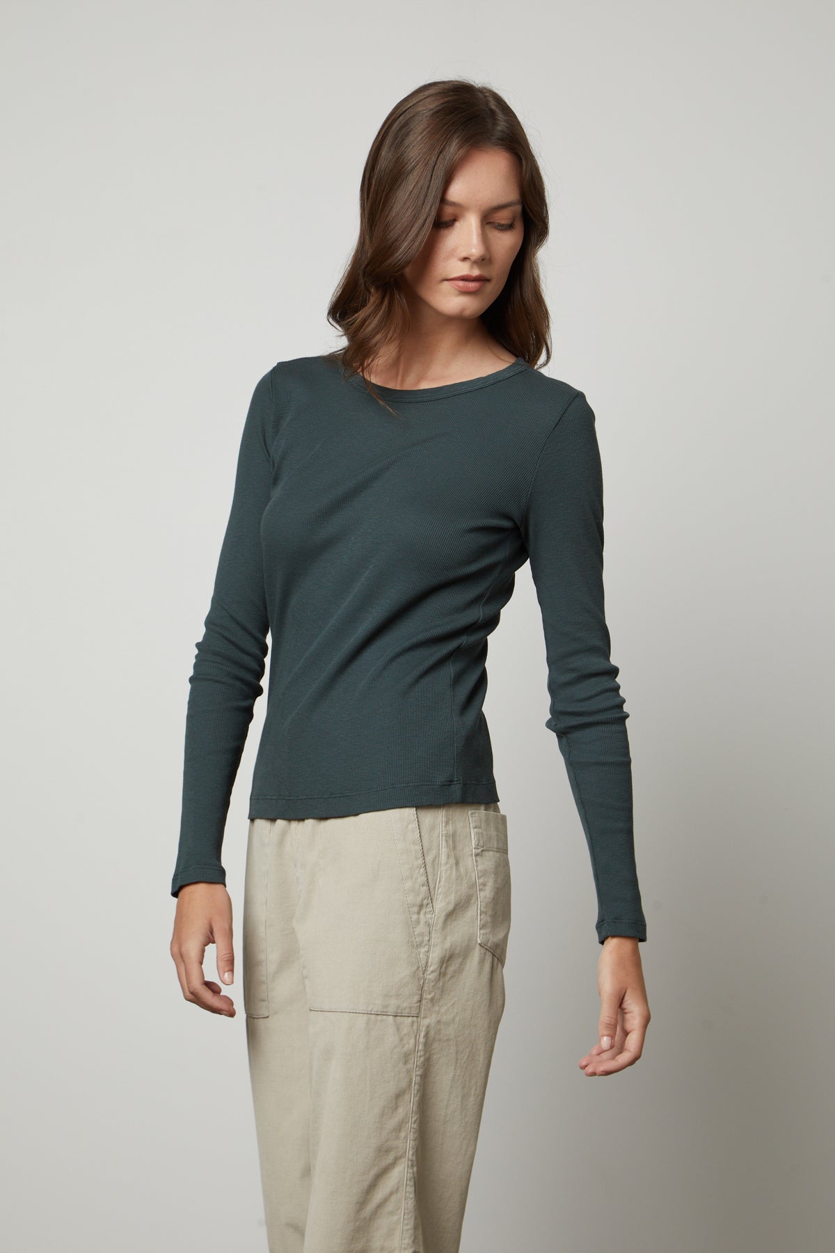 BAYLER RIBBED SCOOP NECK TEE - Velvet Staging 2.0-27198269784260