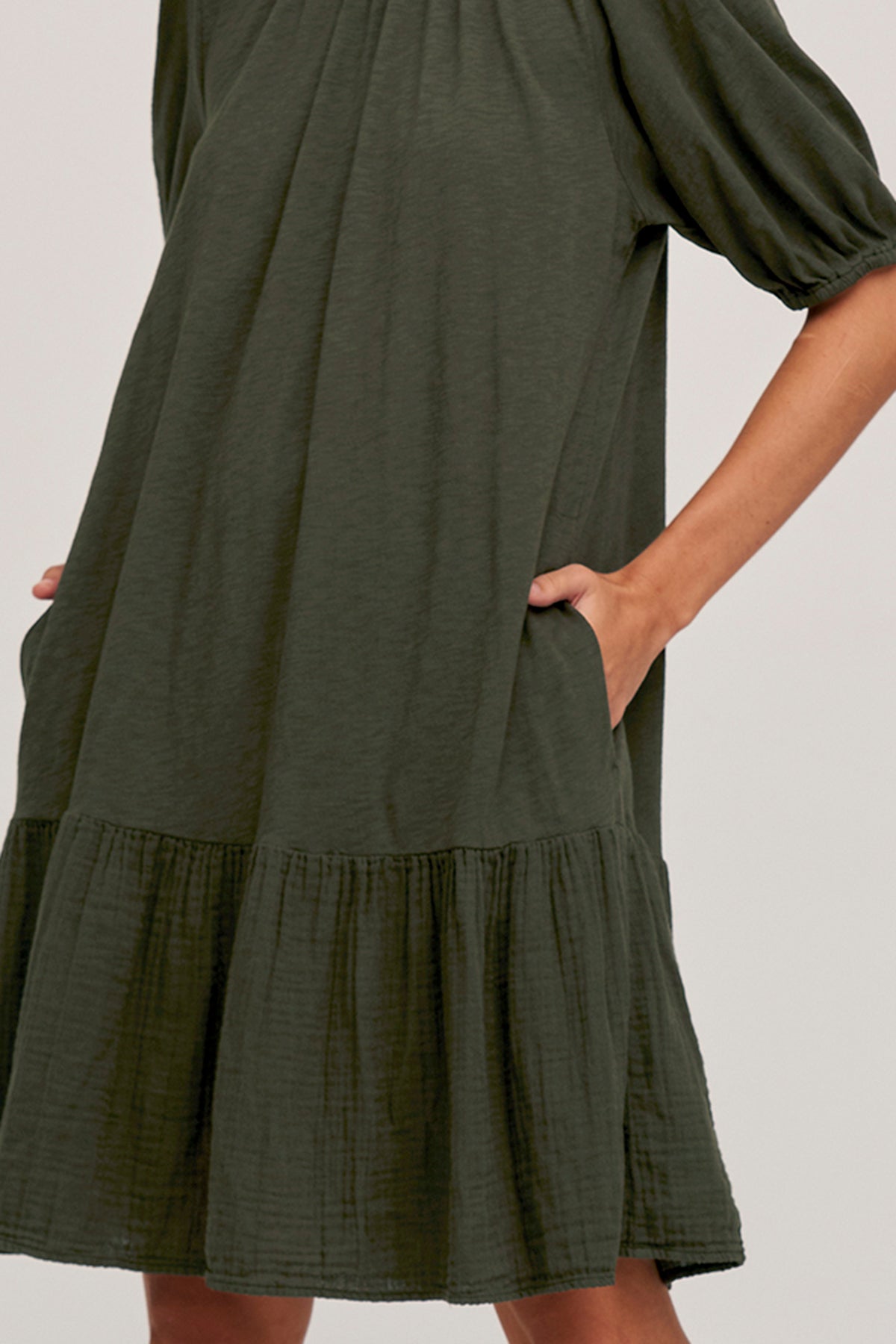 BECCA PUFF SLEEVE DRESS - Velvet Staging 2.0