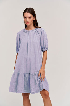 BECCA PUFF SLEEVE DRESS - Velvet Staging 2.0