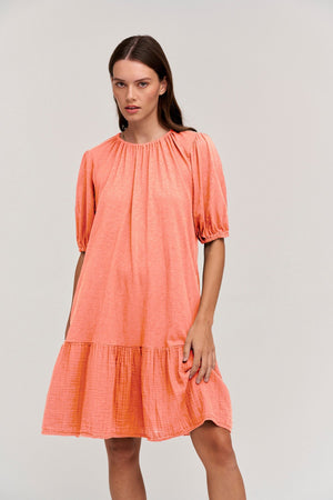 BECCA PUFF SLEEVE DRESS - Velvet Staging 2.0
