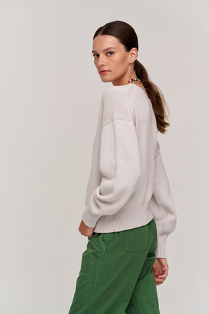 BELINDA V-NECK SWEATER - Velvet Staging 2.0