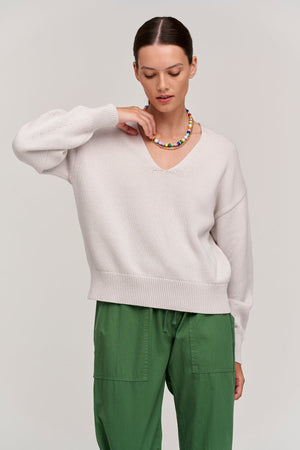 BELINDA V-NECK SWEATER - Velvet Staging 2.0