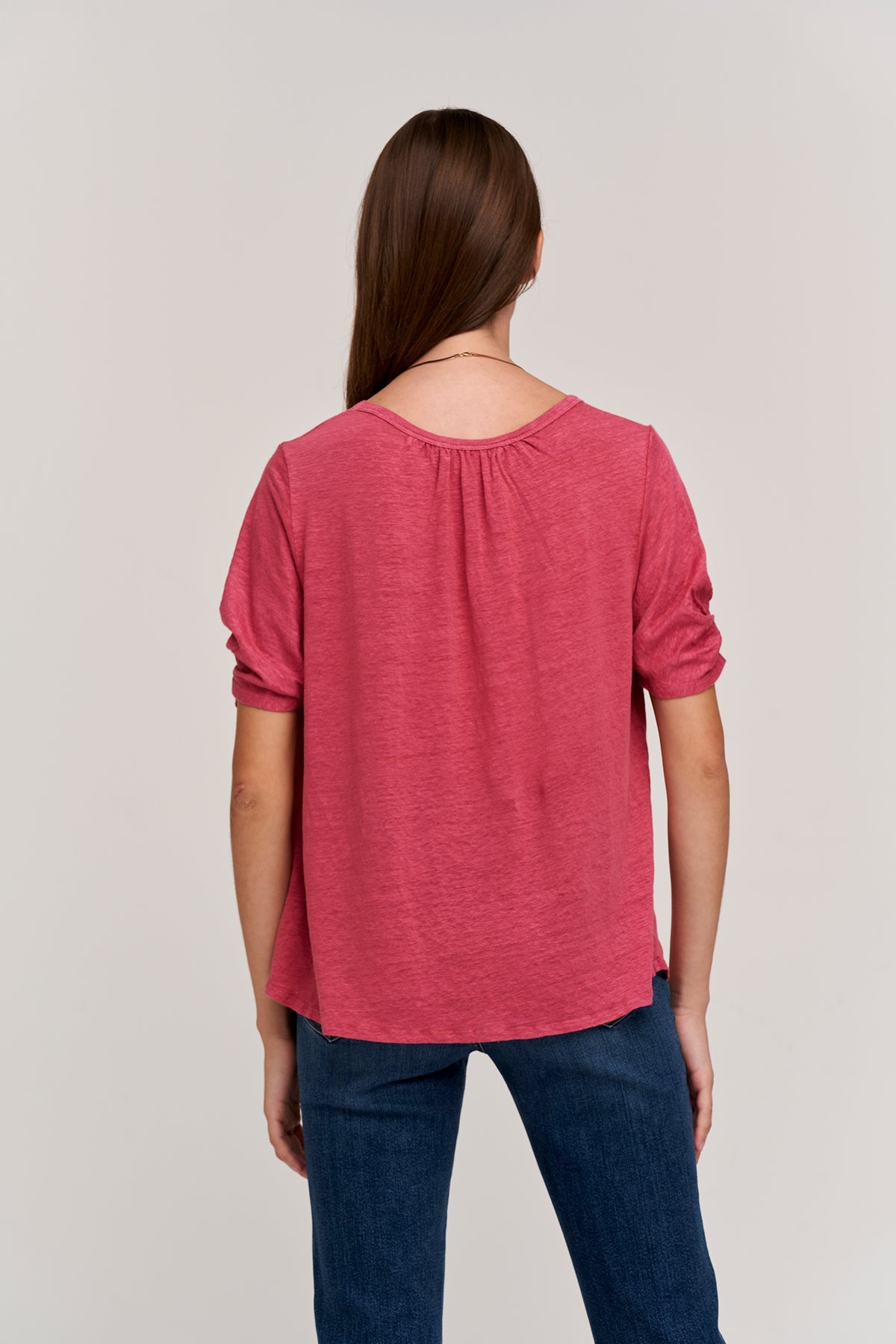 BELLA LINEN BLEND TEE - Velvet Staging 2.0-27939910877380
