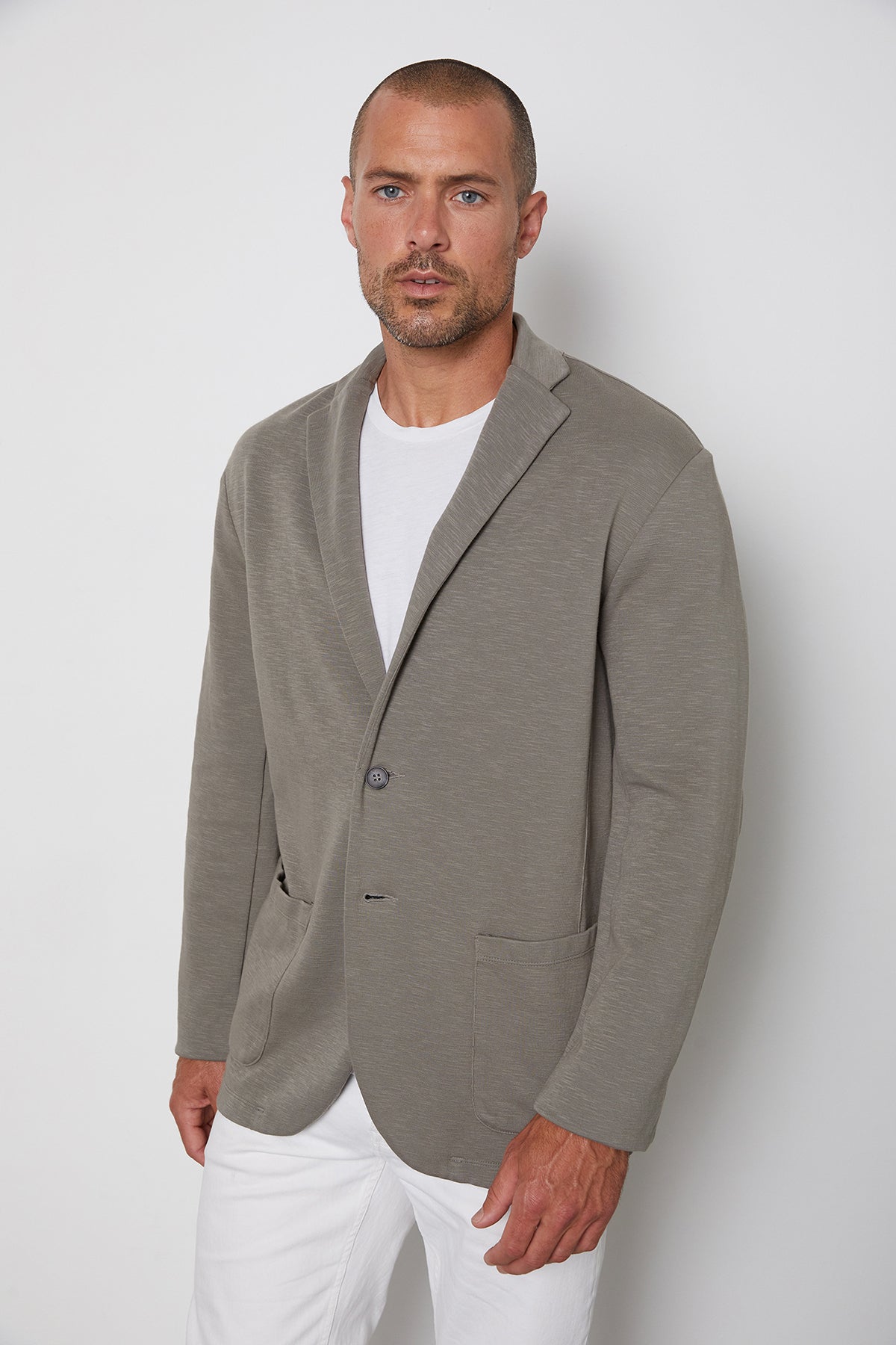 BENJAMIN COTTON BLEND BLAZER - Velvet Staging 2.0-26916058071236