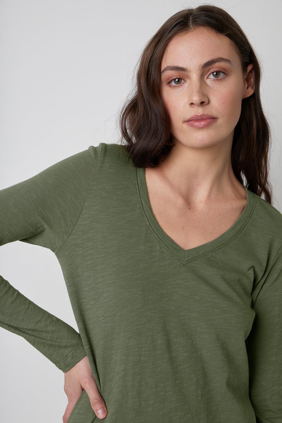 BLAIRE ORIGINAL SLUB TEE - Velvet Staging 2.0-26916060201156