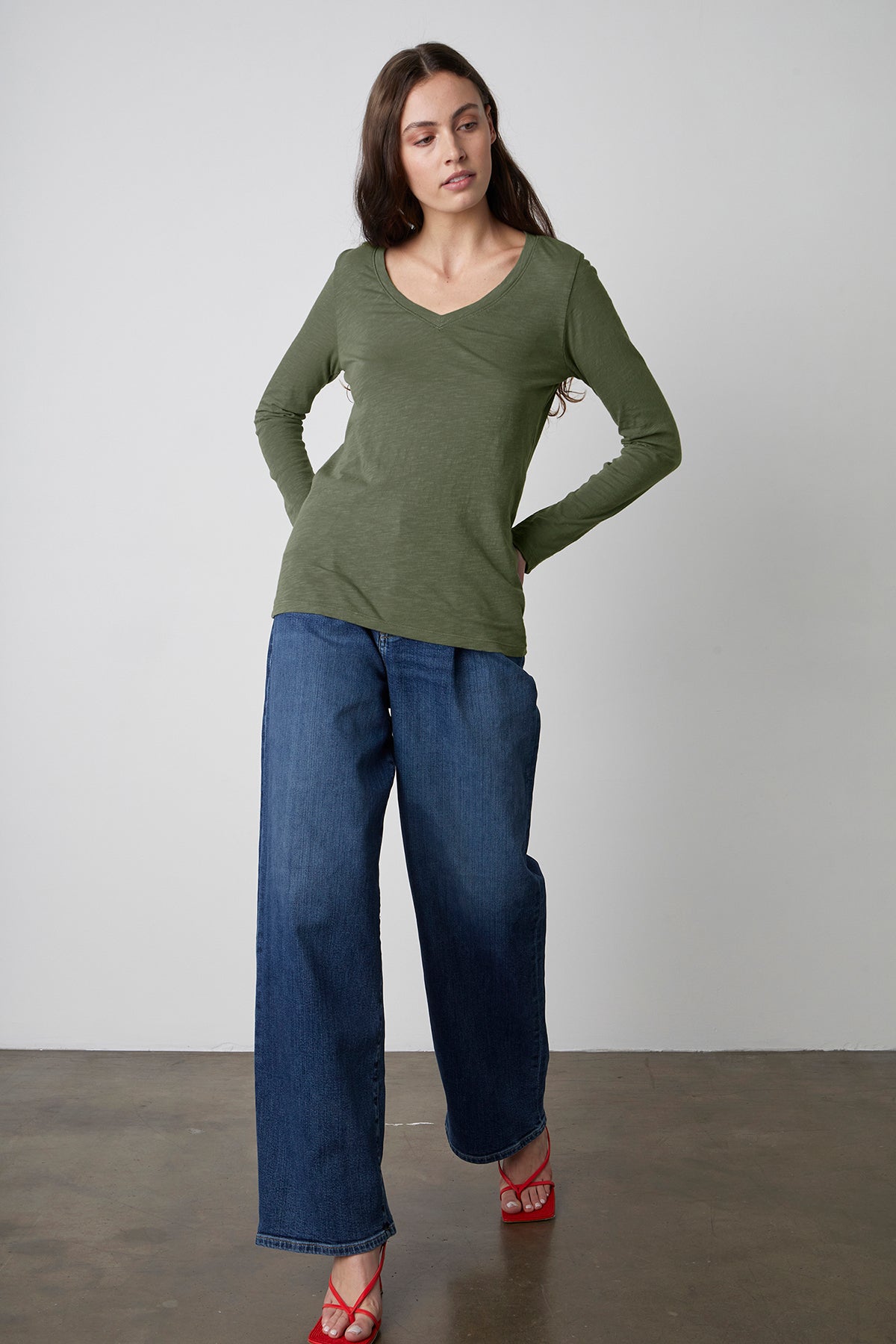 BLAIRE ORIGINAL SLUB TEE - Velvet Staging 2.0