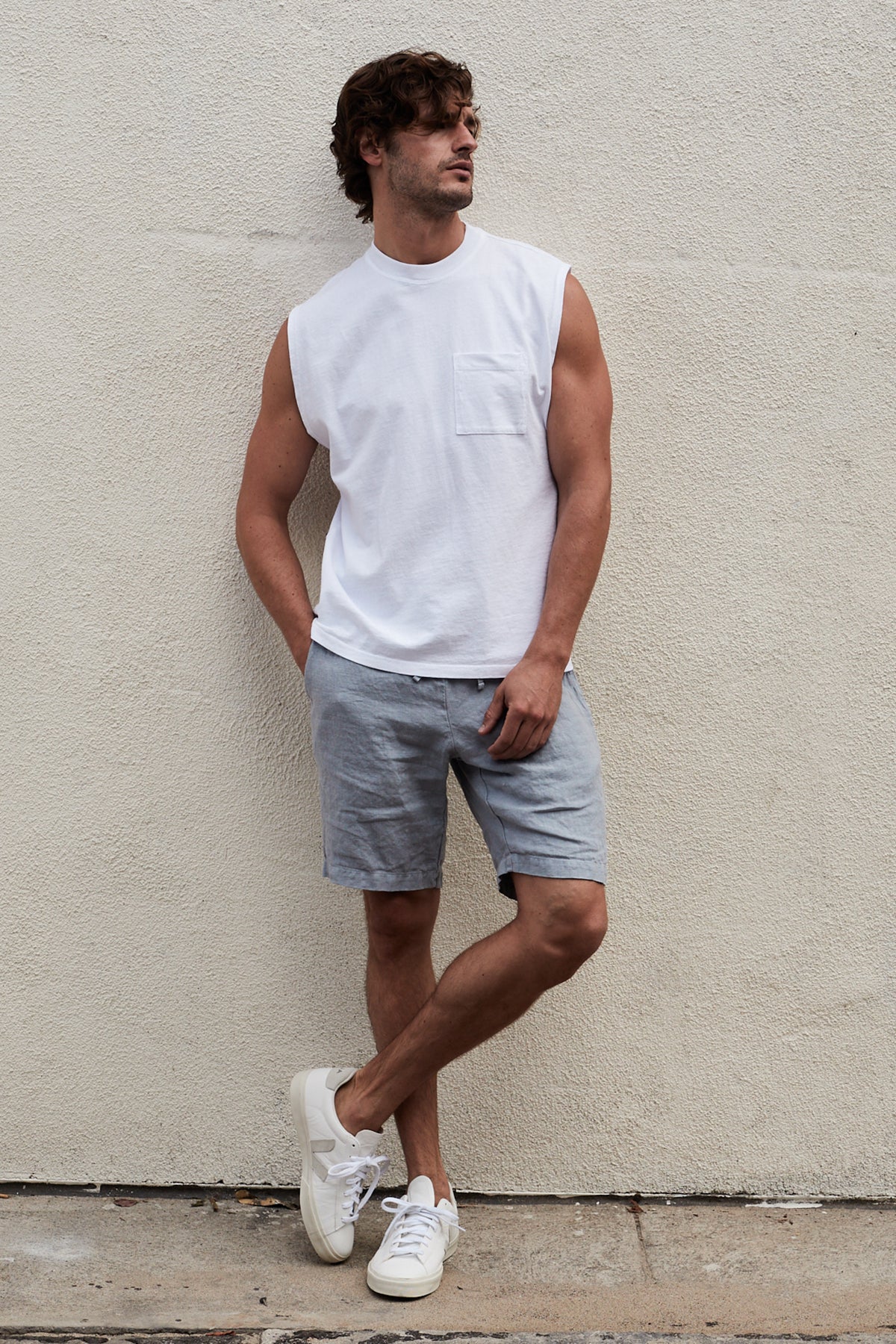 BODHI CREW NECK MUSCLE TEE - Velvet Staging 2.0-26916061905092