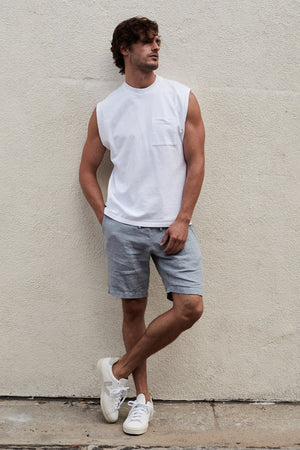 BODHI CREW NECK MUSCLE TEE - Velvet Staging 2.0