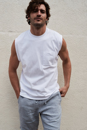 BODHI CREW NECK MUSCLE TEE - Velvet Staging 2.0