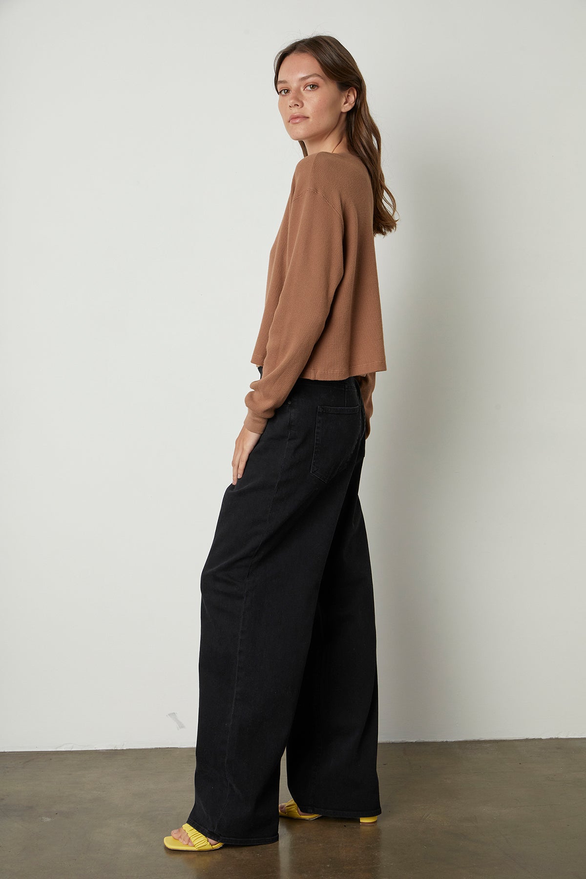 BONNIE CROPPED HENLEY - Velvet Staging 2.0-26916062363844