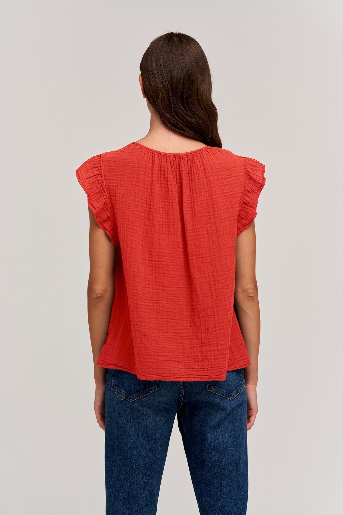 BREANNA COTTON GAUZE TOP - Velvet Staging 2.0