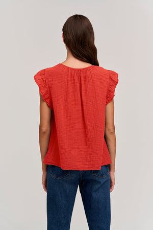 BREANNA COTTON GAUZE TOP - Velvet Staging 2.0