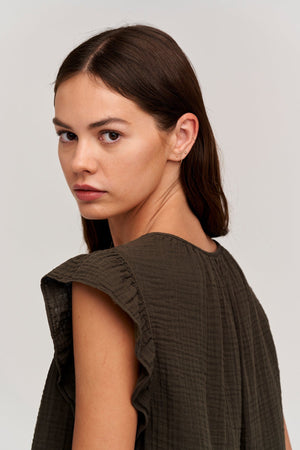 BREANNA COTTON GAUZE TOP - Velvet Staging 2.0