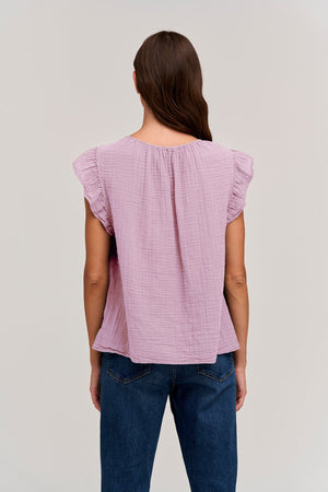 BREANNA COTTON GAUZE TOP - Velvet Staging 2.0