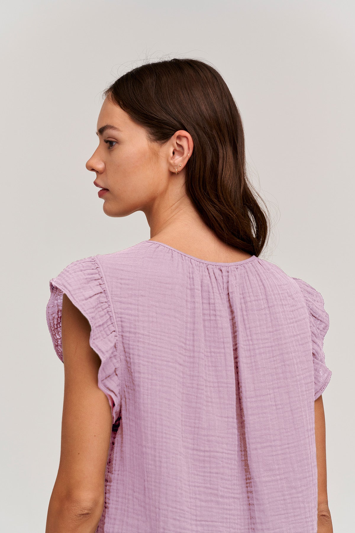 BREANNA COTTON GAUZE TOP - Velvet Staging 2.0