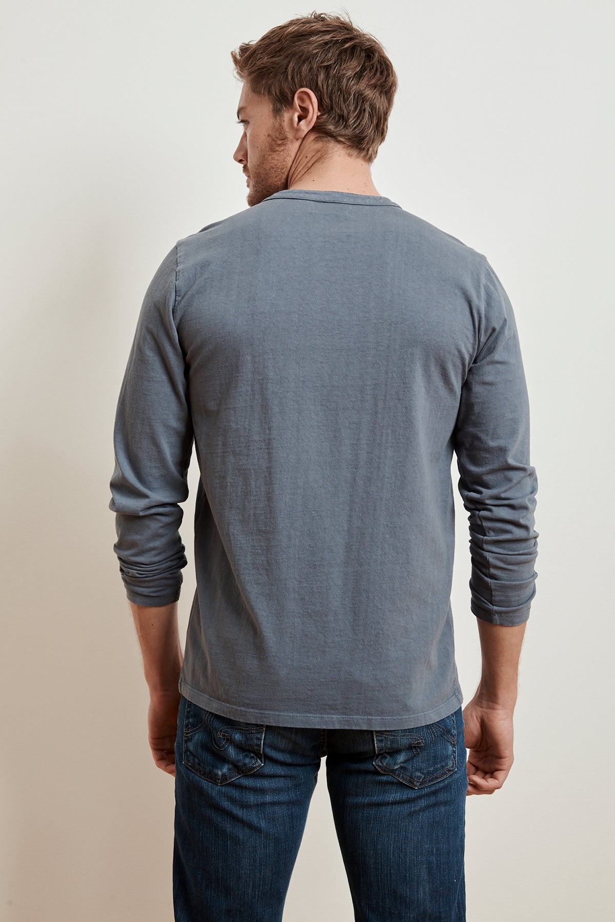 BRIAN HEAVY JERSEY HENLEY - Velvet Staging 2.0-26916064723140