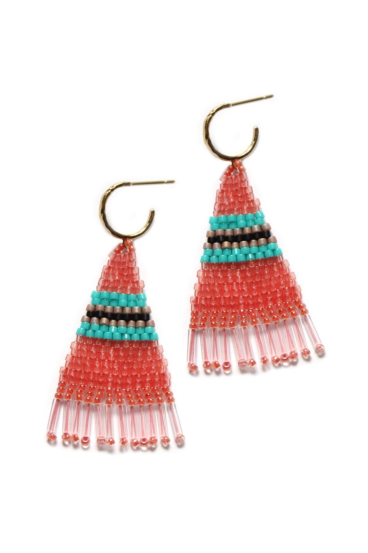 BRIE BEADED FRINGE EARRINGS BY BLUMA PROJECT - Velvet Staging 2.0-26916067672260
