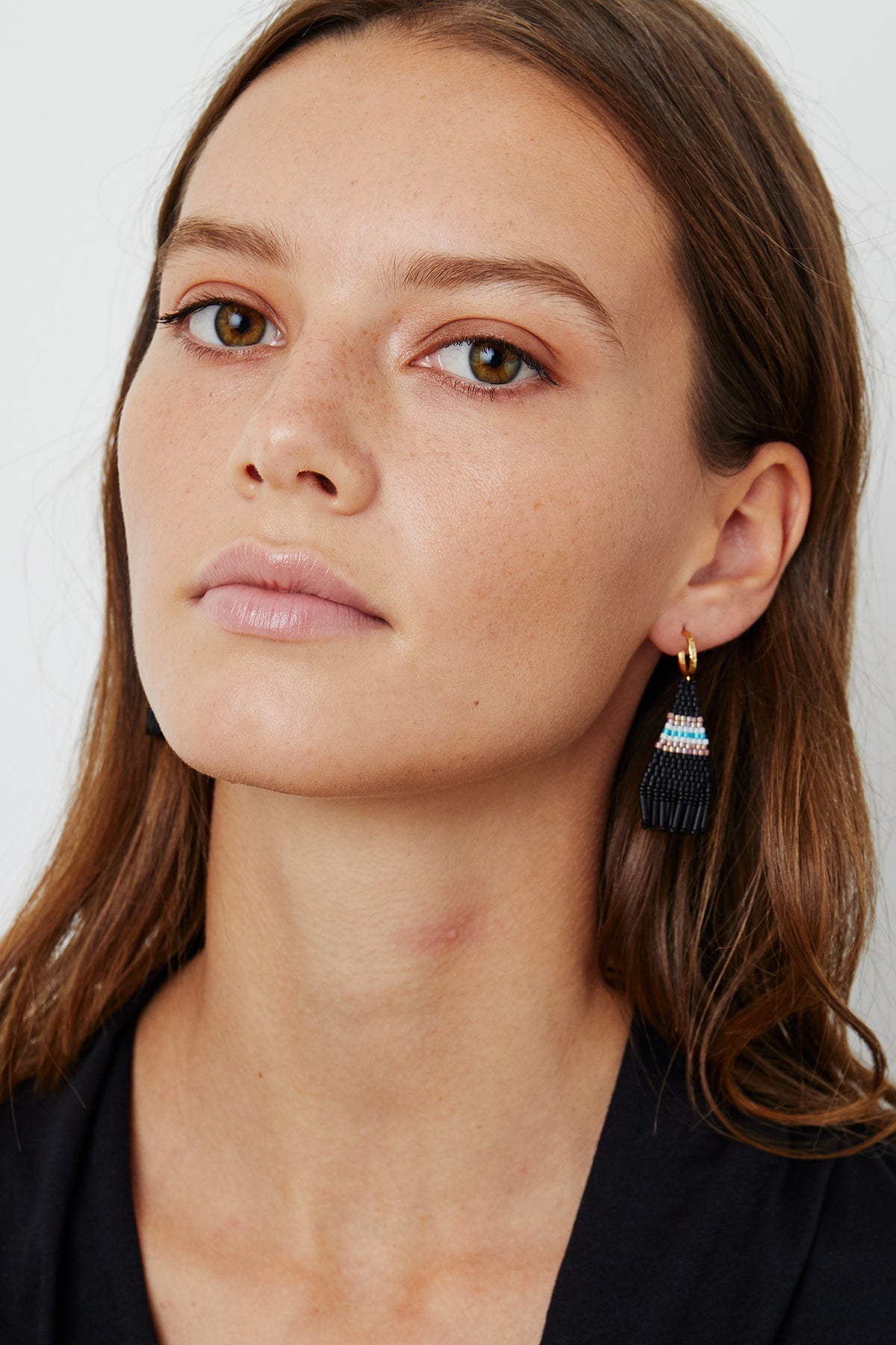 BRIE BEADED FRINGE EARRINGS BY BLUMA PROJECT - Velvet Staging 2.0-26916067246276