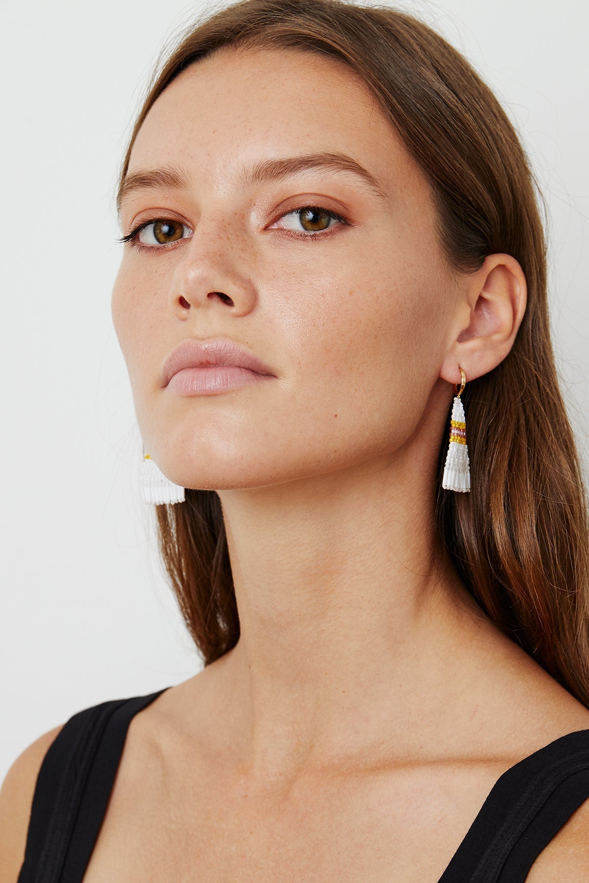 BRIE BEADED FRINGE EARRINGS BY BLUMA PROJECT - Velvet Staging 2.0-26916067115204